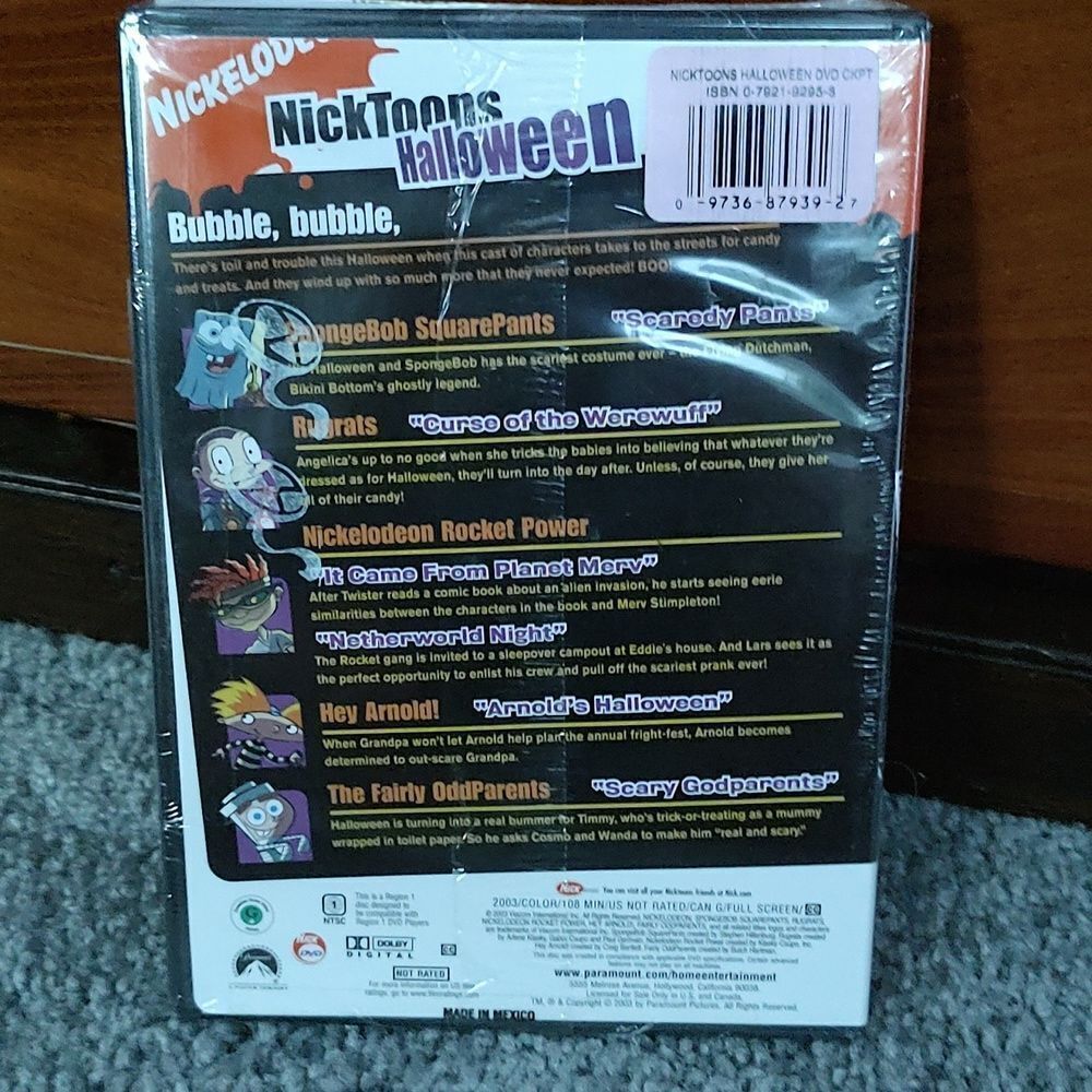Nickelodeon 2003  Nicktoons Halloween Tales of Fright Vintage NEW Sealed - Picture 2 of 4
